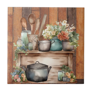 Carreau mignonne Amateurs de cuisine country