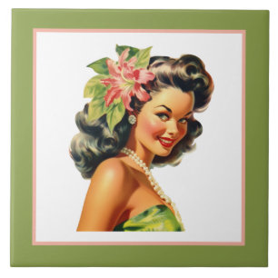 Carreau Mignonne plage Hawaiian lady