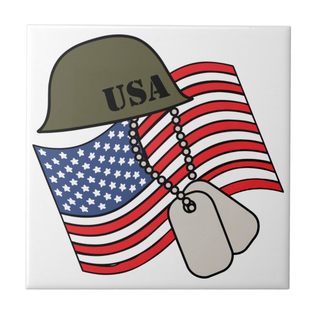 Carreau Militaire américain (Devant)