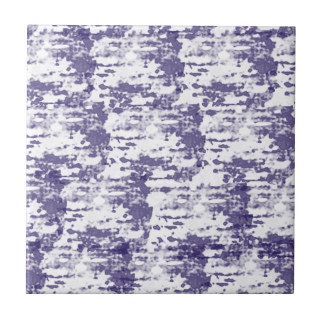 Carreau Minimalisme blanc bleu art Abstrait (Devant)