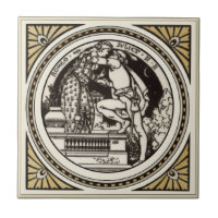 Minton Shakespeare Romeo & Juliet Tile 1870 Repro