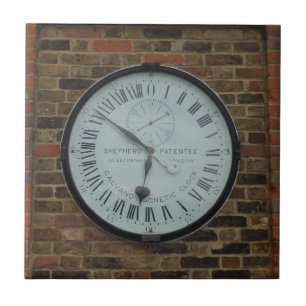 Carreau Minuscule horloge (4,25 po x 4,25 po) Carrelage ph