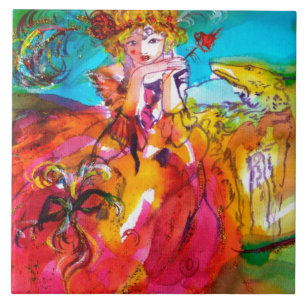 Carreau MIRANDOLINA / Masques de Carnaval vénitien