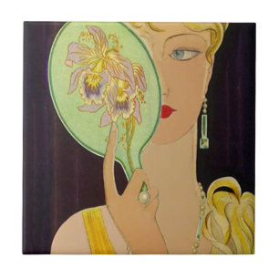 Carreau Miroir à la mode d'aileron de réflexion vintage 