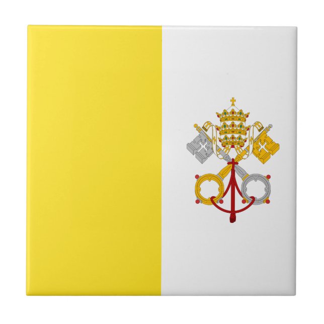 Carreau Miscellaneous - Vatican City Flag Pattern (Devant)