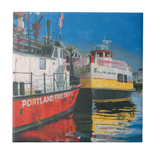 Carreau Miss Portland Fireboat et Casco Bay Ferries