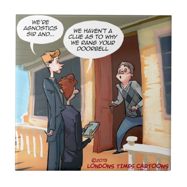 Carreau Missionnaires agnostiques drôles (Devant)