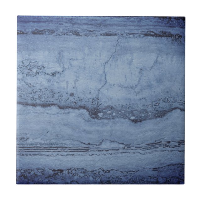 Carreau Misty Blue abstrait Granite marbre motif (Devant)