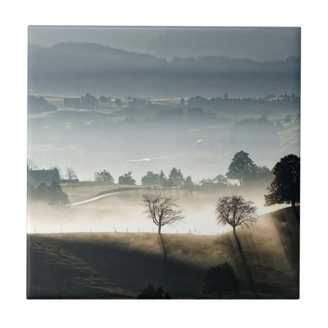 Carreau Misty Suisse Paysage rural (Devant)