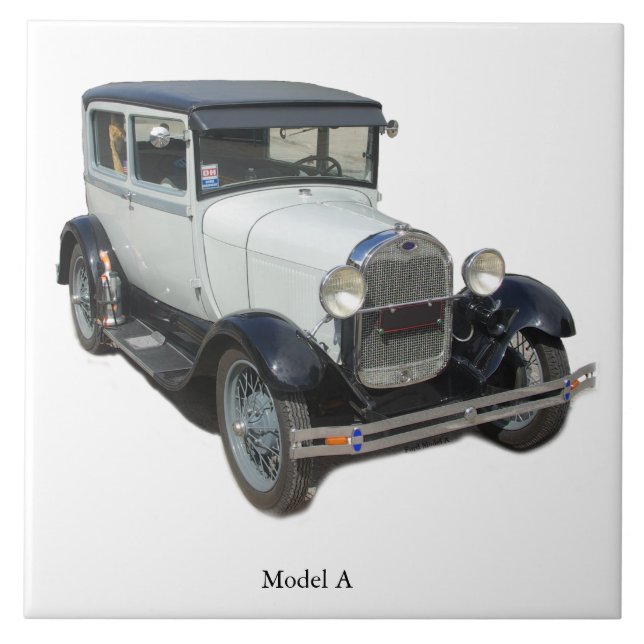 Carreau Modèle blanc Une tuile (Devant)