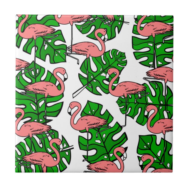 Carreau Modèle Flamingo mou (Devant)