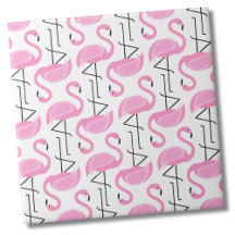 Modèle Flamingo rose moderne simple