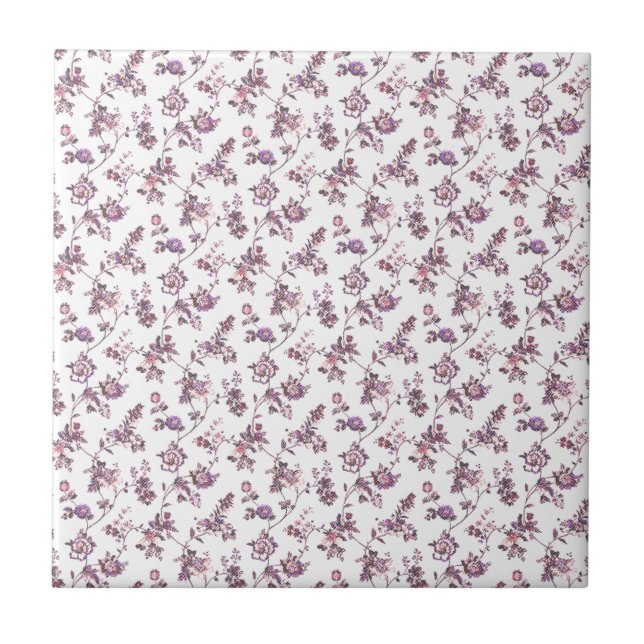 Carreau Modèle floral (Devant)