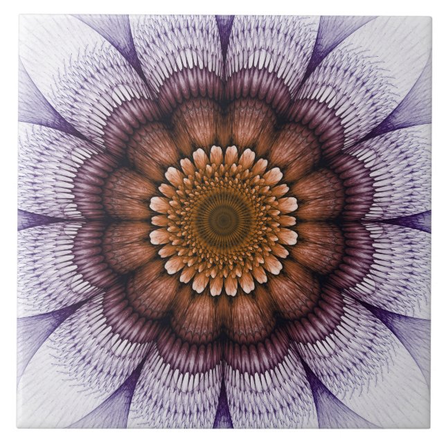 Carreau Modèle floral (Devant)