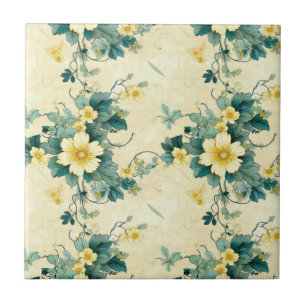 Carreau Modèle floral vintage (4)