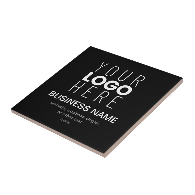 Carreau Modèle promotionnel simple pour le logo de votre e (Côté)