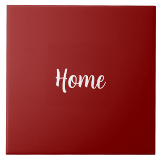Carreau Modèle rouge foncé, personnalisable,