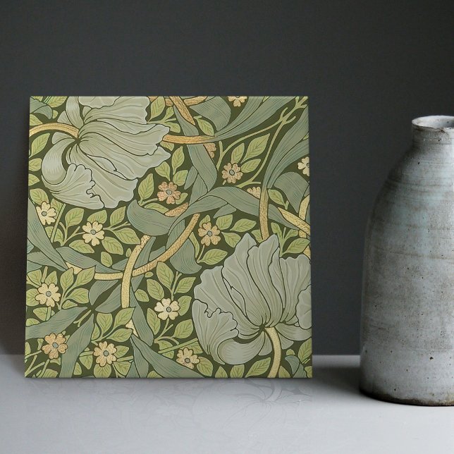 Carreau Modèle vintage William Morris Pimpernel (Créateur téléchargé)