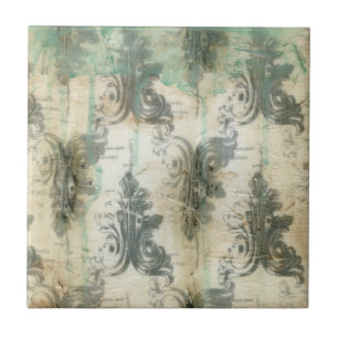 Carreau Modern Fleur De Lis Design