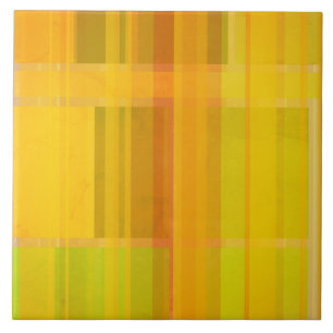 Carreau Moderne Abstrait   Couleurs Citronnées Colorées