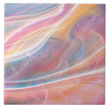 Moderne Élégant Simple Marbre Clair Rose