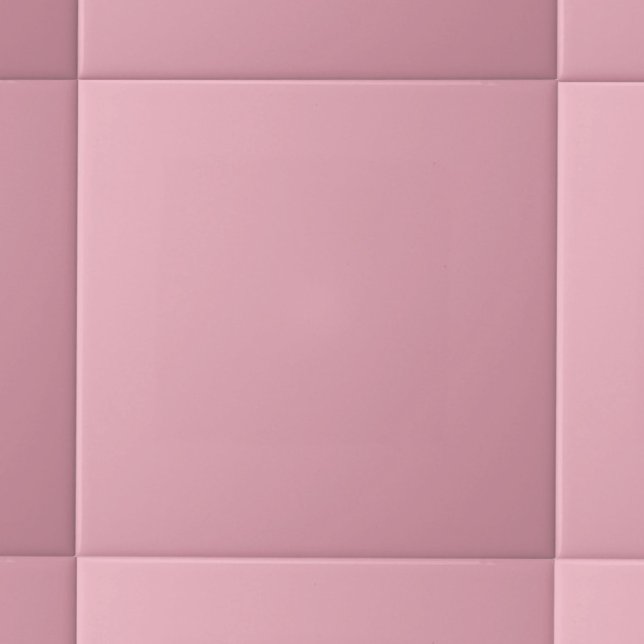 Carreau Moderne Pastel Couleur Solide Rose Foncé (Créateur téléchargé)