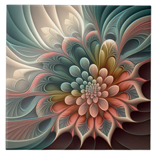 Carreau Moderne Pastel Imaginaire Floral