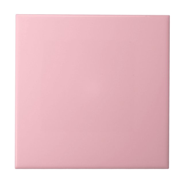 Carreau Moderne Pastel rose clair couleur uni (Devant)