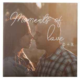 Carreau Moments d'amour, couple amoureux