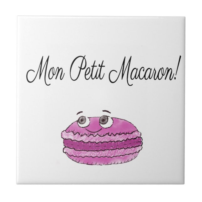Carreau Mon Petit Macaron (Devant)