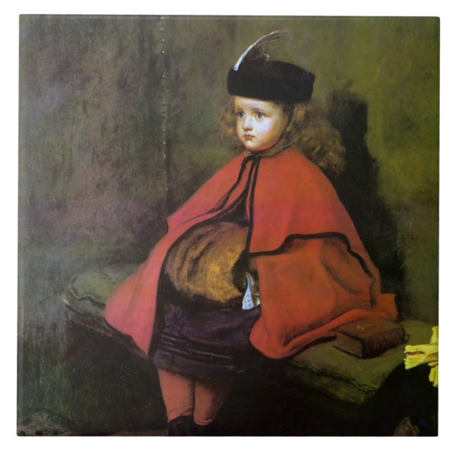 Carreau Mon premier sermon, John Everett Millais (Devant)