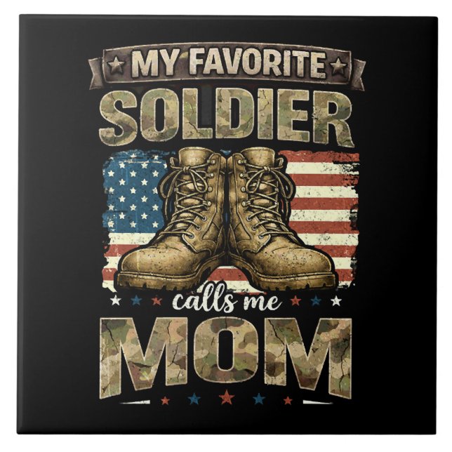 Carreau Mon soldat préféré m'appelle maman (Devant)