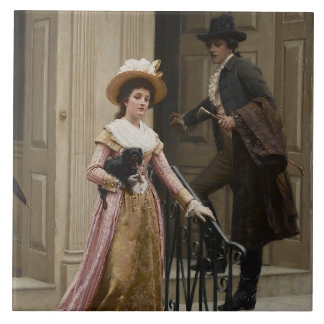 Carreau Mon voisin de la porte suivante (couple de flirts) (Devant)