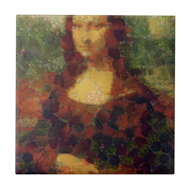 Carreau Mona Lisa Lettuce Art fine Cuillère végétale (Devant)