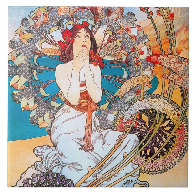 Carreau Monaco, Monte-Carlo, Mucha (Devant)