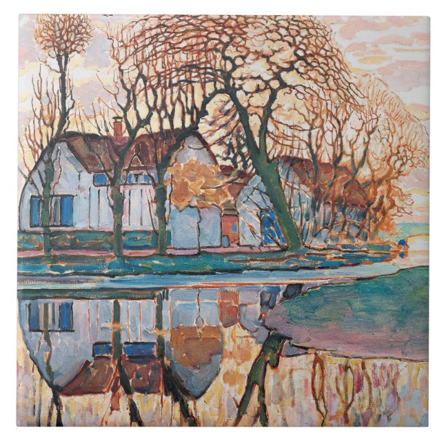 Carreau Mondrian - Ferme près de Duivendrecht, (Devant)