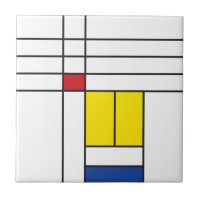 Mondrian II Design d'Art Moderne Minimaliste De St