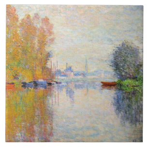 Carreau Monet - Automne sur la Seine à Argenteuil