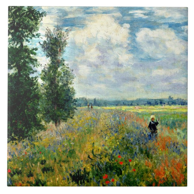 Carreau Monet - Champ de coquelicots, Argenteuil (Devant)
