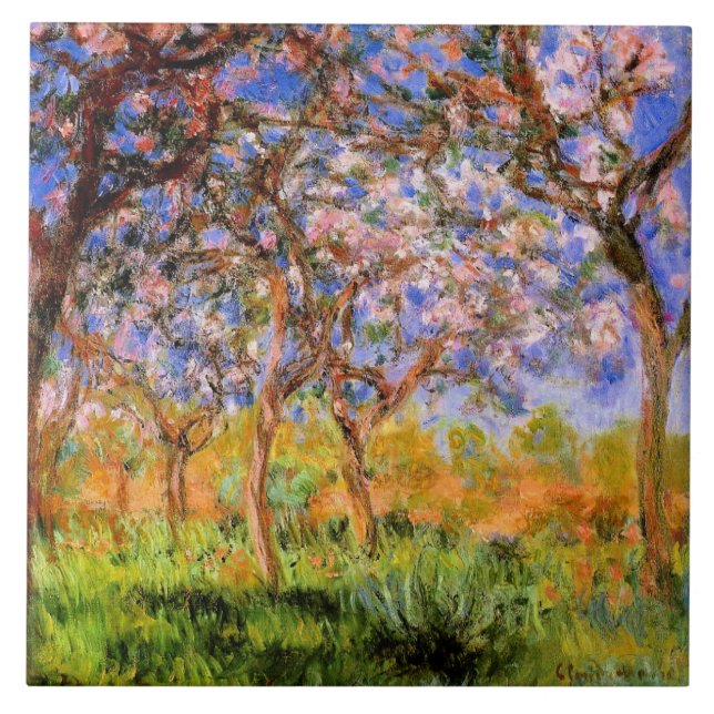Carreau Monet - Giverny au printemps (Devant)