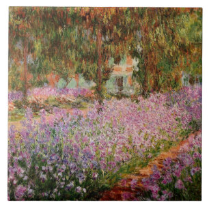 Carreau Monet - Irises dans le jardin de Monet