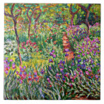 Carreau Monet - Le jardin d'Iris à Giverny<br><div class="desc">Claude Monet célèbre peinture,  The Iris Garden à Giverny,  lancer l'oreiller.</div>