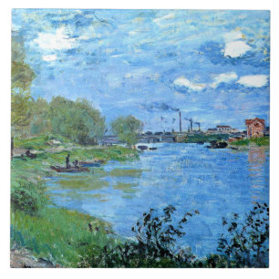 Carreau Monet - Les bords de Seine à la Grand Jatte,