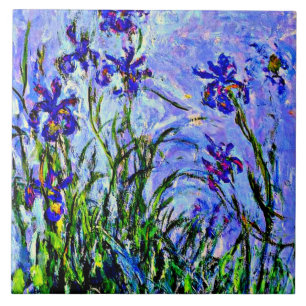 Carreau Monet - Lilac Irises,
