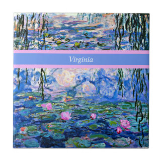 Carreau Monet - Lys d'eau 1919 modèle