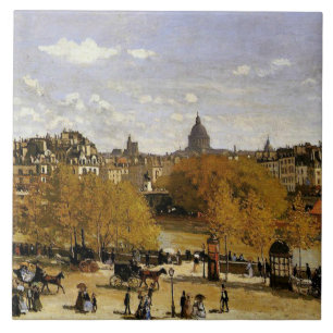 Carreau Monet - Quai du Louvre, peinture d'art