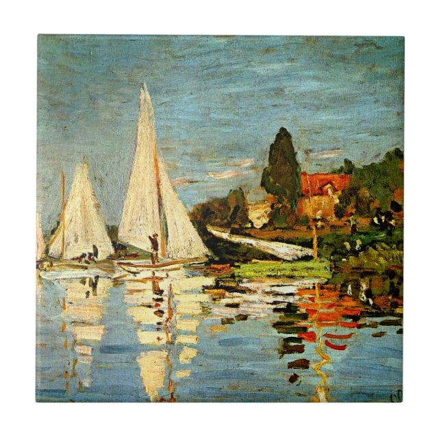 Carreau Monet, Regattas à Argenteuil (Devant)