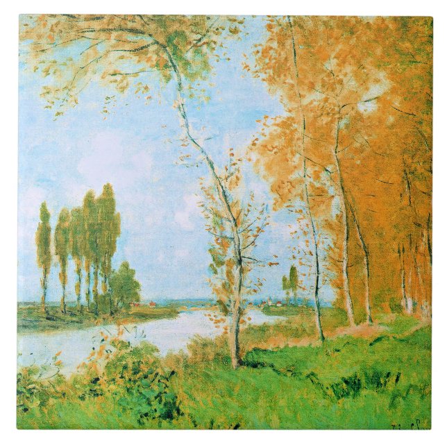 Carreau Monet - The Spring in Argenteuil, (Devant)
