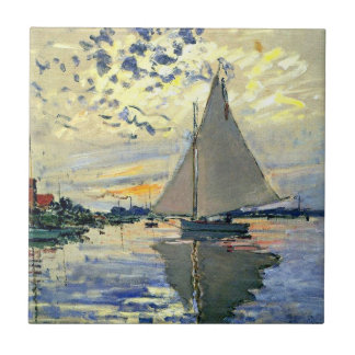 Carreau Monet - Voilier au Petit-Gennevilliers