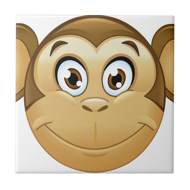 Carreau monkey emoji (Devant)